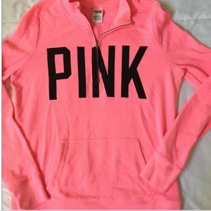 PINK “Shore Thing” Sequine Quarter Zip